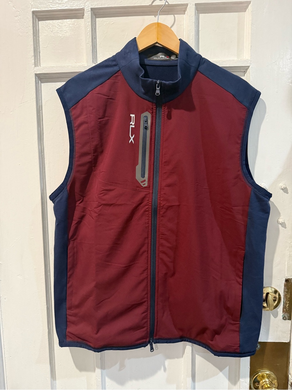 Ralph Lauren RLX Burgundy and Navy Performance Vest